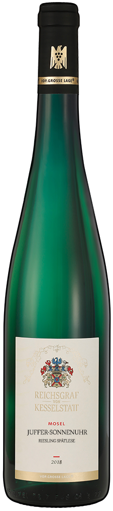 Bild: Abbildung zeigt das Produkt 2018 Brauneberger JUFFER-SONNENUHR Riesling Spätlese, Mosel