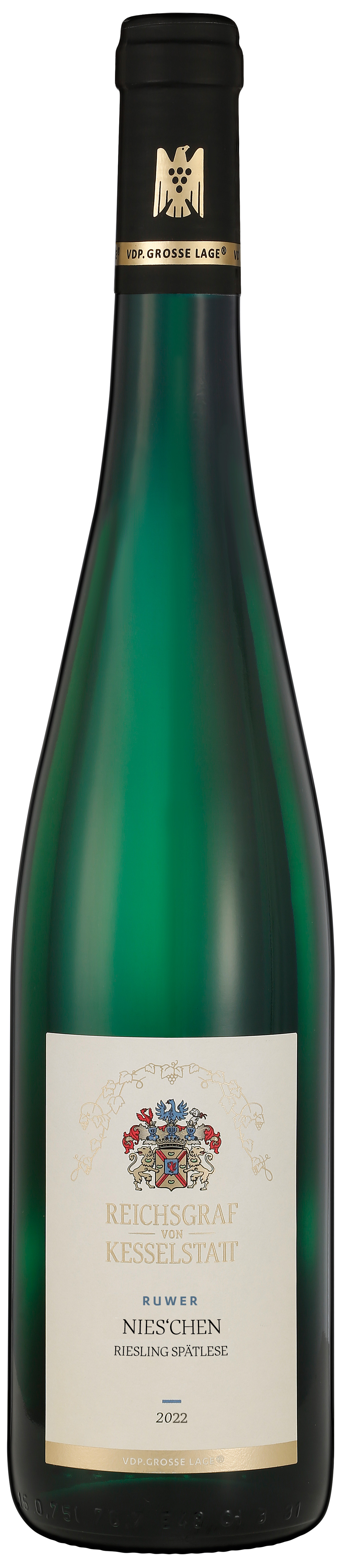 Bild: Abbildung zeigt das Produkt 2022 Kasel NIES'CHEN Riesling Spätlese, Ruwer