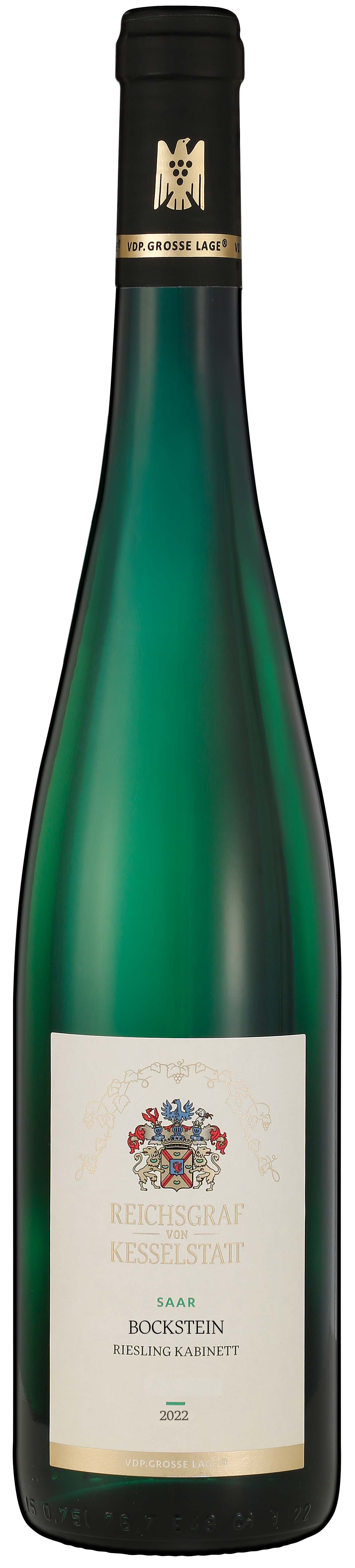 Bild: Abbildung zeigt das Produkt 2022 Ockfen BOCKSTEIN Riesling Kabinett, Saar