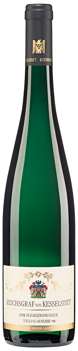 Bild: Abbildung zeigt das Produkt 2014 SCHARZHOFBERGER Riesling Auslese #19, Saar