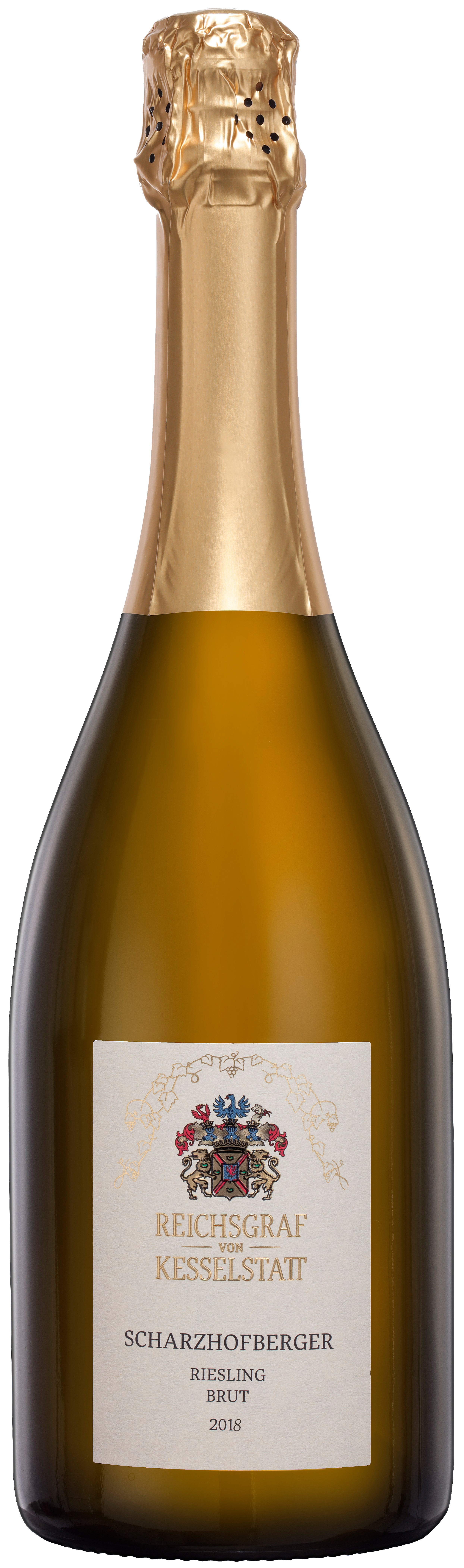 Bild: Abbildung zeigt das Produkt 2018 SCHARZHOFBERGER Sekt Riesling Brut