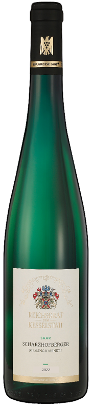 Bild: Abbildung zeigt das Produkt 2022 SCHARZHOFBERGER Riesling Kabinett, Saar