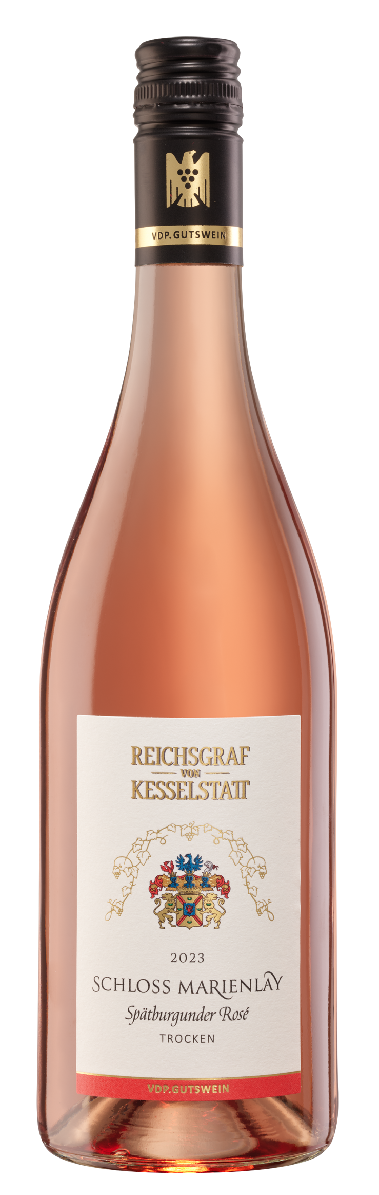 Bild: Abbildung zeigt das Produkt 2023 SCHLOSS MARIENLAY Spätburgunder Rosé trocken