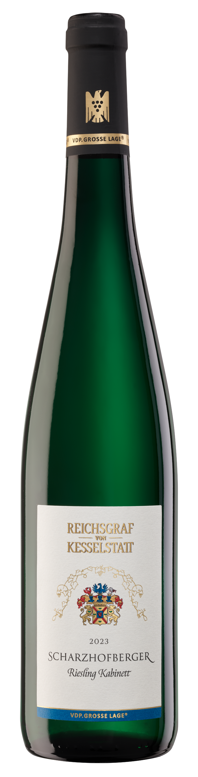 Bild: Abbildung zeigt das Produkt 2023 SCHARZHOFBERGER Riesling Kabinett, Saar