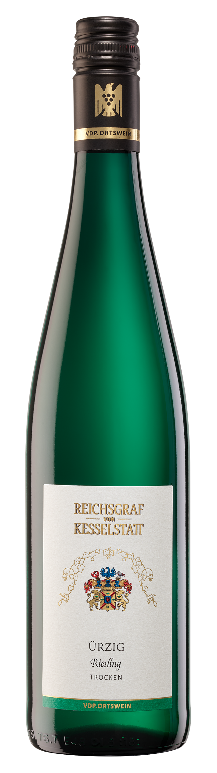 Bild: Abbildung zeigt das Produkt 2024 ÜRZIG Riesling trocken, Mosel