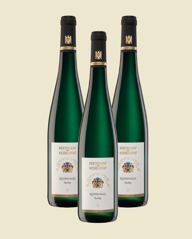 Bild: Abbildung zeigt das Produkt Vorbestellung: 2025 Kehrnagel Riesling 1G trocken (3)